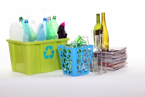 Types of business waste including recyclable materials